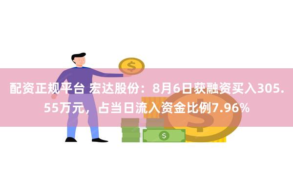 配资正规平台 宏达股份：8月6日获融资买入305.55万元，占当日流入资金比例7.96%