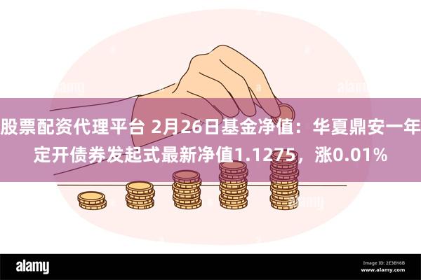 股票配资代理平台 2月26日基金净值：华夏鼎安一年定开债券发起式最新净值1.1275，涨0.01%